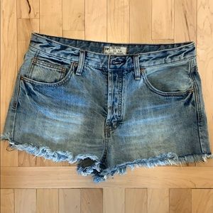 Free People Jean shorts